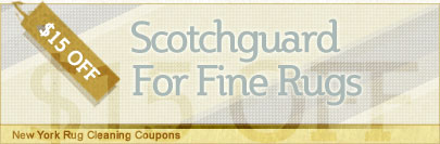Cleaning Coupons | $15 off scotchguard for rugs | New York Rug Cleaning