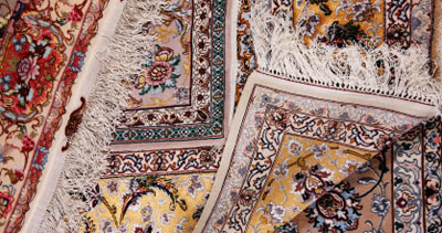 Silk Rug Color Restoration